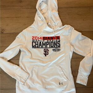 UA Giants White Hoodie